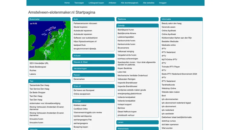 Website van Amstelveen Slotenmaker