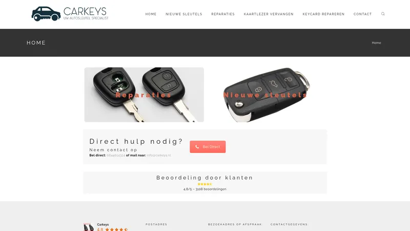 Website van Carkeys