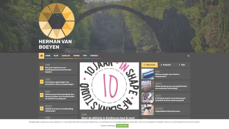 Website van Herman van Boeyen