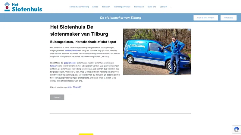 Website van Het Slotenhuis Ruud Mäkel