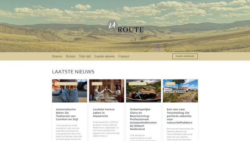 Website van La Route