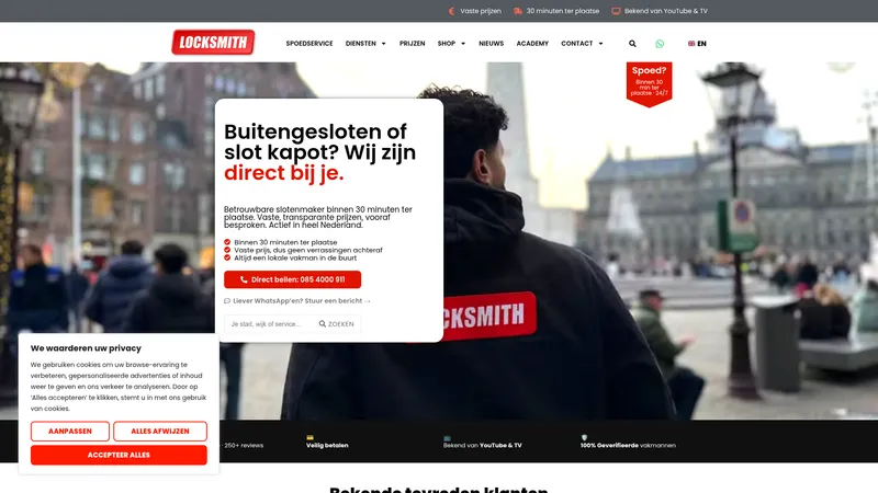Website van Locksmith