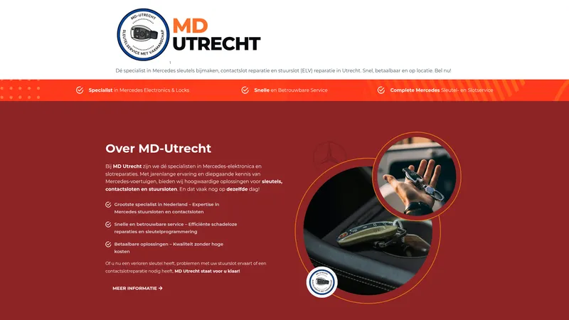 Website van MD-Utrecht