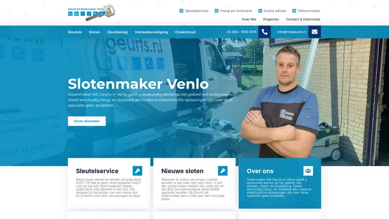Website van Nik Geurts