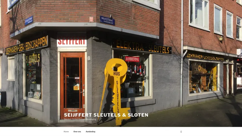 Website van Seijffert Sleutels en Sloten