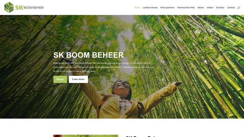 Website van SK Boom Beheer