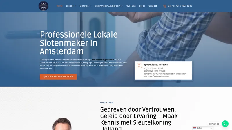 Website van SleutelkoningHolland