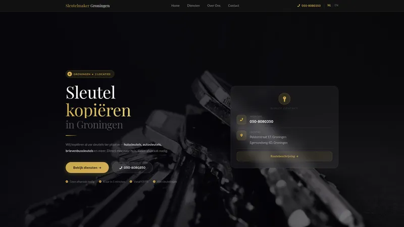 Website van Sleutelmaker SiDDiQUiE