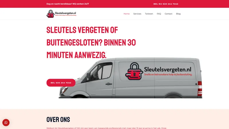 Website van Sleutelsvergeten