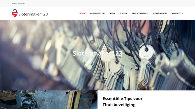 Website van Slotenmaker 123