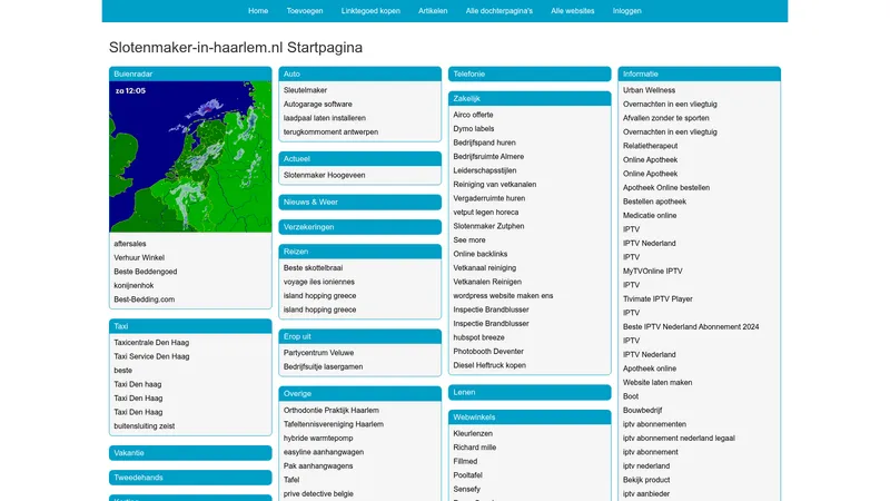 Website van Slotenmaker Haarlem