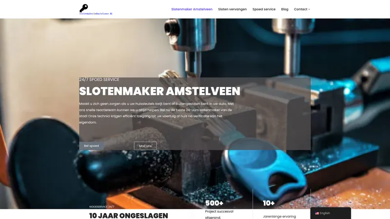 Website van Slotenmaker in Amstelveen