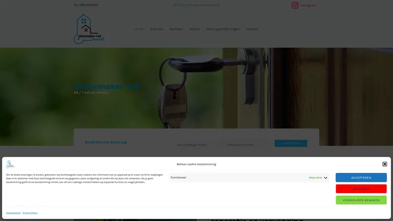 Website van Slotenmaker-rvd