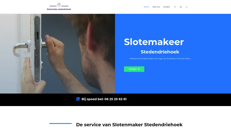 Website van Slotenmaker Stedendriehoek