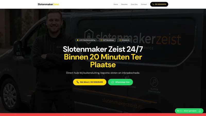 Website van Slotenmaker Zeist / Slotenmaker in Zeist