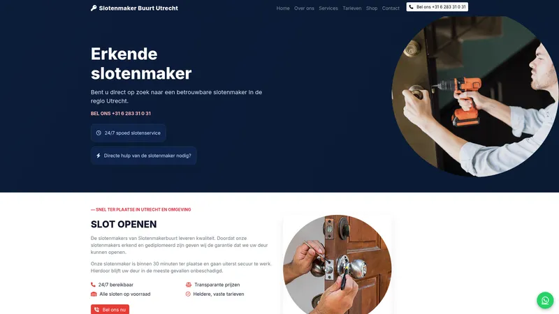 Website van Slotenmakerbuurt