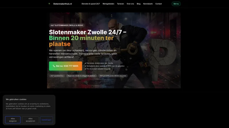 Website van SlotenmakerThuis
