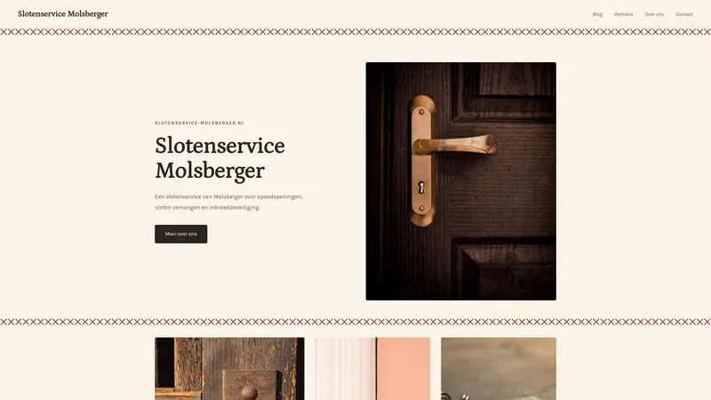 Website van Slotenservice Molsberger