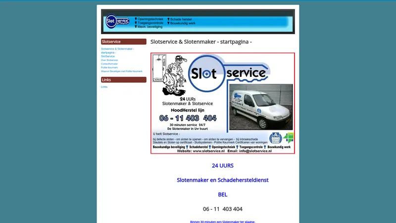 Website van Slotservice