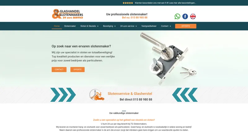 Website van TG Onderhoud
