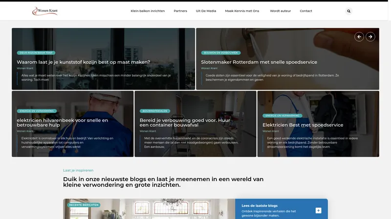 Website van wonenkrant